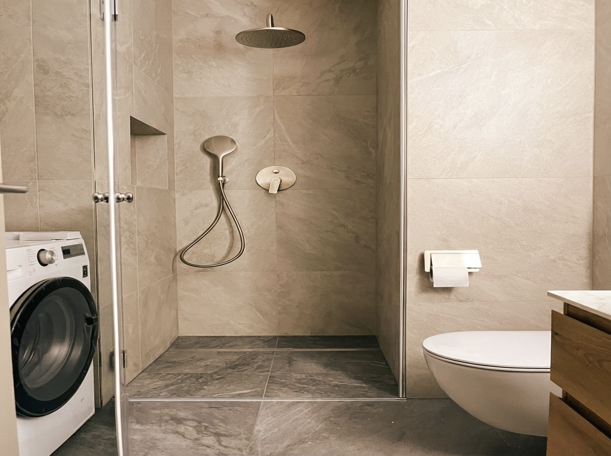 Glasdusche Installation